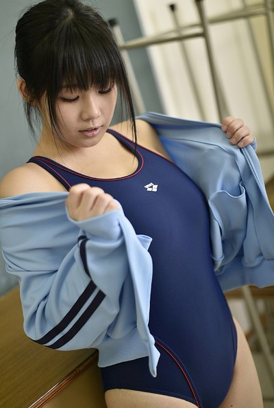 Hana Seto in Swimsuit Tryon from All Gravure