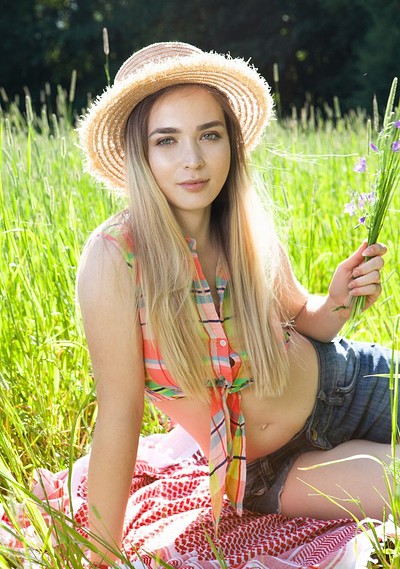 Avery in Sun In Hair 2 from Showy Beauty