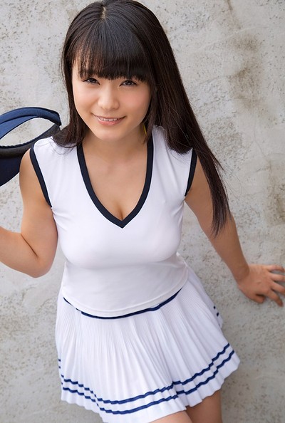 Mizuki Hoshina in Tennis Then Bikini from All Gravure