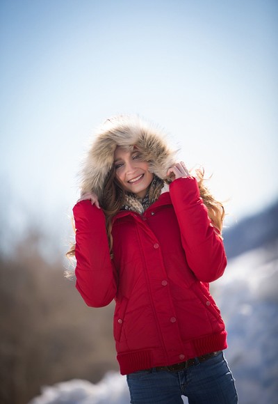 Melody Rose in Showing Off In The Snow from Teen Dreams