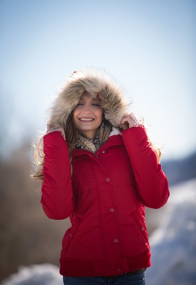 Melody Rose in Showing Off In The Snow from Teen Dreams