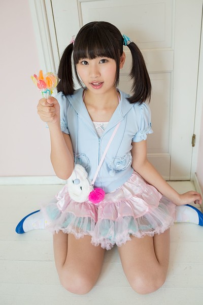 Kurumi Miyamaru in Candy Suckles from All Gravure