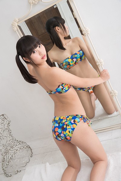 Kurumi Miyamaru in Teenie Bikini from All Gravure