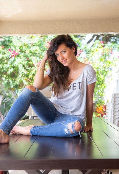 Ana Greco in Ana On The Table from Cosmid