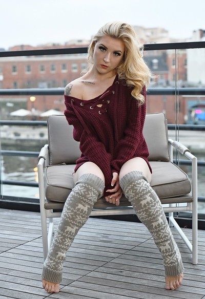 Emma York in Emmas Leg Warmers from Cosmid