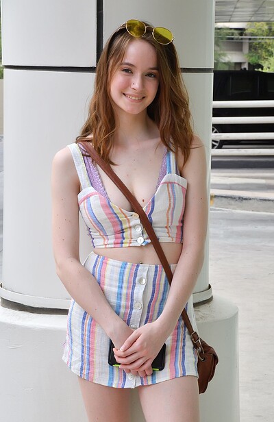 Daring and youthful babe Hazel shows off her stunning body in Cute And Casual