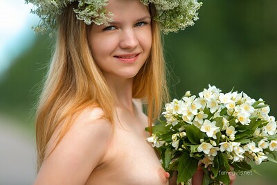 Monica in Take My Flower from Fame Girls