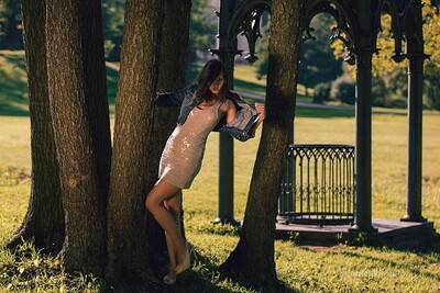 Audrey in Naughty In The Park from Fame Girls