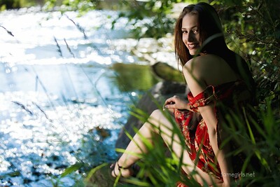 Isabella in Naked In Nature from Fame Girls