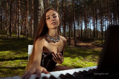 Nora in Wild Pianist from Fame Girls
