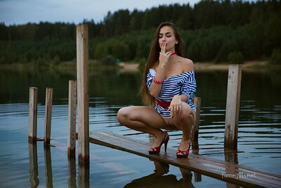 Nora in Mademoiselle On The Lake from Fame Girls