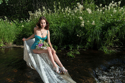 Diana in River Exhibition from Fame Girls