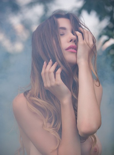 Mila Azul in Smoke Show from Playboy