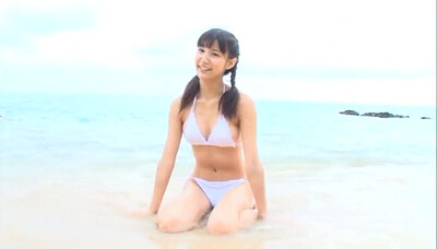Sexy yet charming beauty Hinano Ayakawa posing in Hina Who Has Grown Up Scene 2