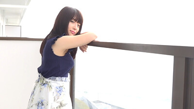 Adorable and playful vixen Eri Oka gets naked and shows her mind-blowing sex appeal in Temptation Girl Scene 3