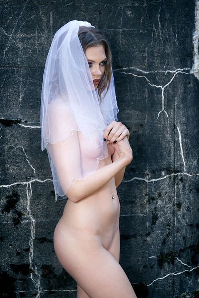 Mia Luna in Beautiful naked bride from Charm Models