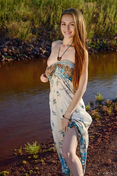 Selin in Tranquil Stream from Erotic Beauty
