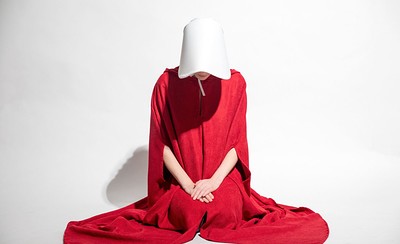 Emily Bloom in Halloween Handmaids Tale from The Emily Bloom