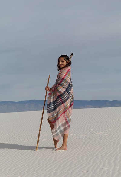 Alejandra Cobos in White Sands 2 from Zishy