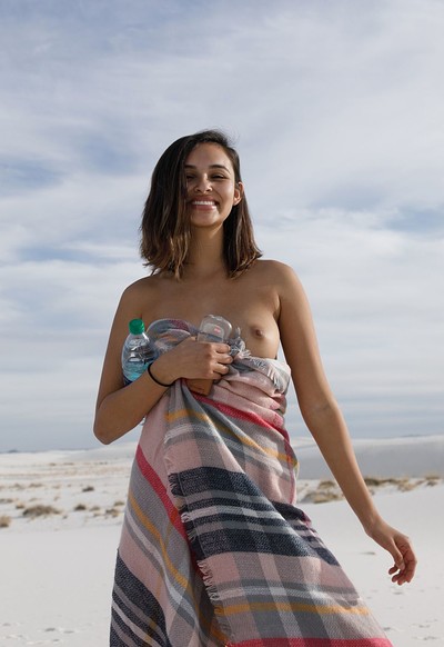 Alejandra Cobos in White Sands 3 from Zishy