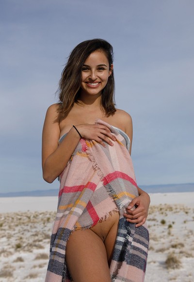 Alejandra Cobos in White Sands 3 from Zishy