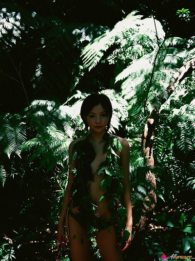 Rina Nagasaki in Light In The Nature from All Gravure
