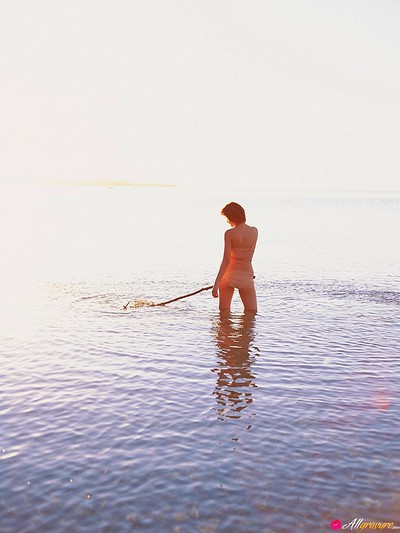 Rina Nagasaki in Light In The Nature from All Gravure