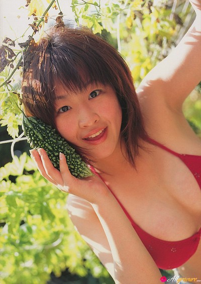 Risa Shimamoto in Ichigo Juice from All Gravure