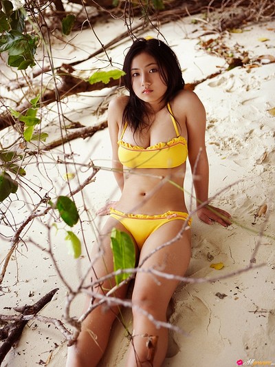 Saaya Irie in Pink Dolphin from All Gravure