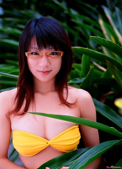 Ami Tokito in Lovely Glasses from All Gravure