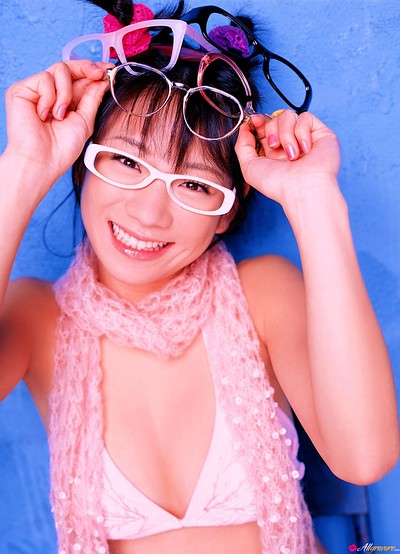 Ami Tokito in Lovely Glasses from All Gravure