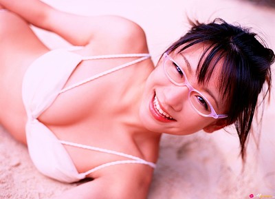 Ami Tokito in Lovely Glasses from All Gravure