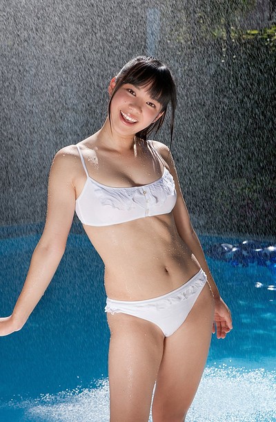 Tomoe Yamanaka in Wet Birthday Girl 2 from All Gravure