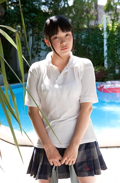 Tomoe Yamanaka in Wet Birthday Girl 1 from All Gravure