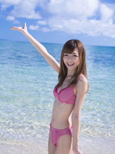 Aino Kishi in Totally Free 1 from All Gravure