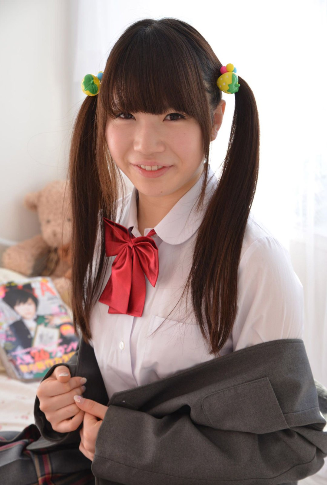 Haruka Senboshi in All Gravure set Touch Of Fruit-3231536