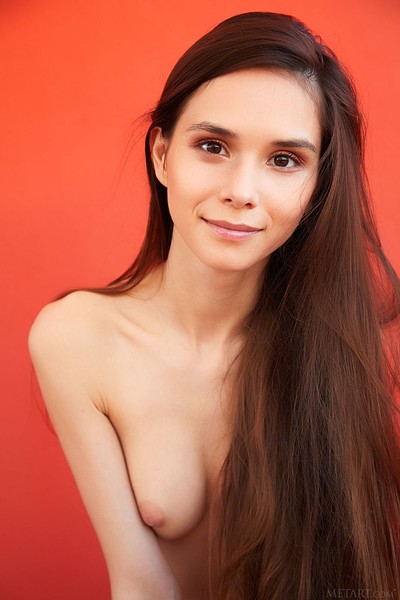 Leona Mia in Lustful Length from Metart