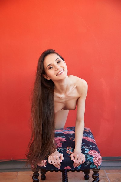 Leona Mia in Lustful Length from Metart