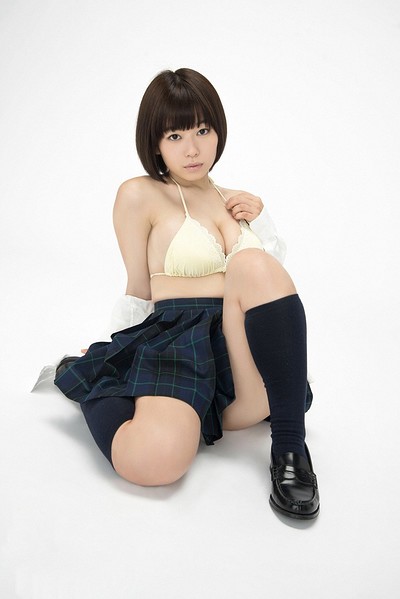Tsukasa Wachi in Surprise Shoot from All Gravure