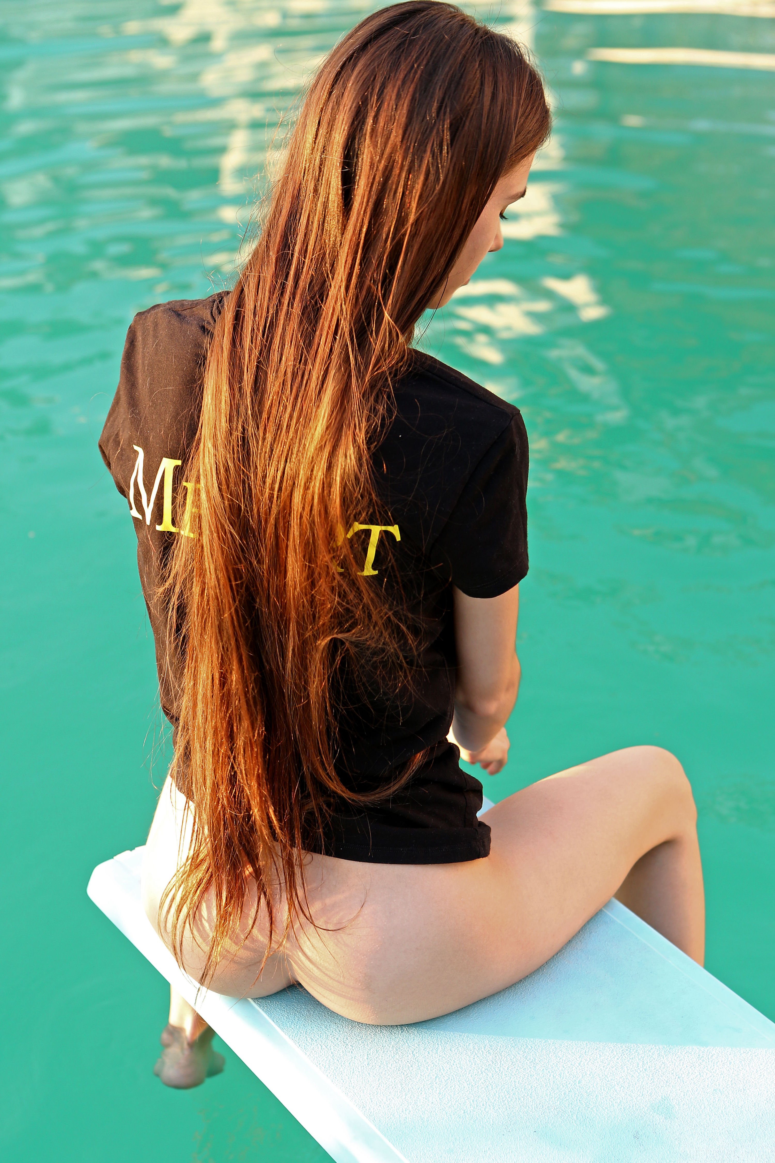 Leona Mia in Metart set Diving Board