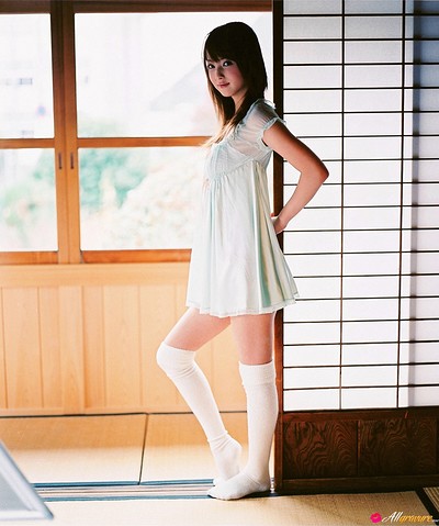 Nozomi Sasaki in White Cinderella from All Gravure