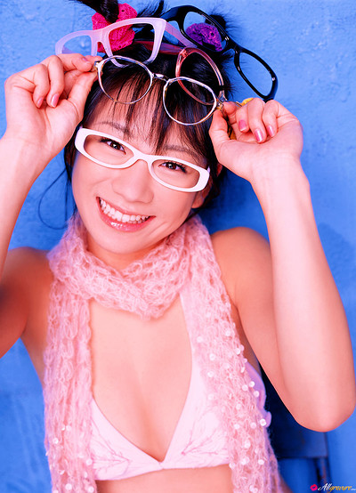 Ami Tokito in Lovely Glasses from All Gravure