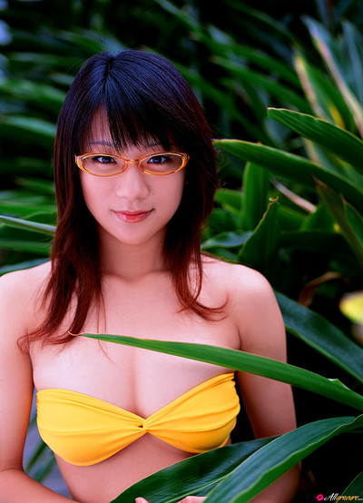 Ami Tokito in Lovely Glasses from All Gravure