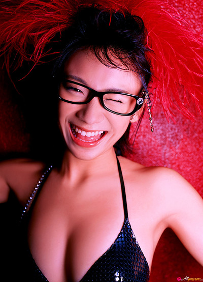 Ami Tokito in Lovely Glasses from All Gravure