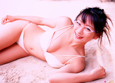 Ami Tokito in Lovely Glasses from All Gravure