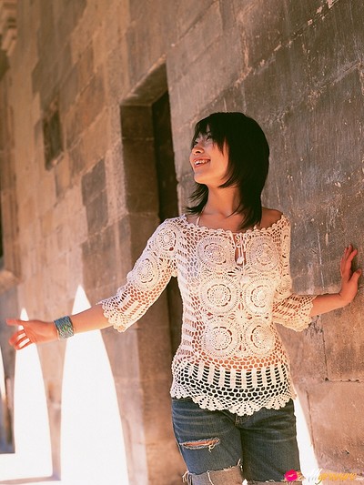 Hiroko Sato in Caffi 1 from All Gravure