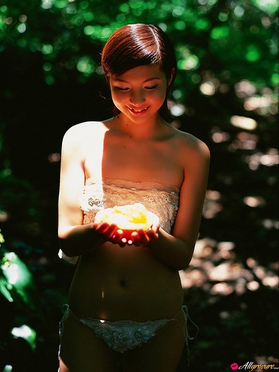Rina Nagasaki in Light In The Nature from All Gravure