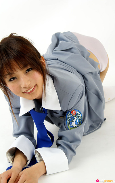 Miyu in Uniform from All Gravure