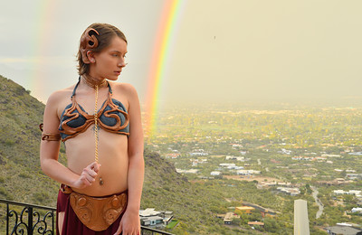 Natalie in Princess Leia Theme from Ftv Girls