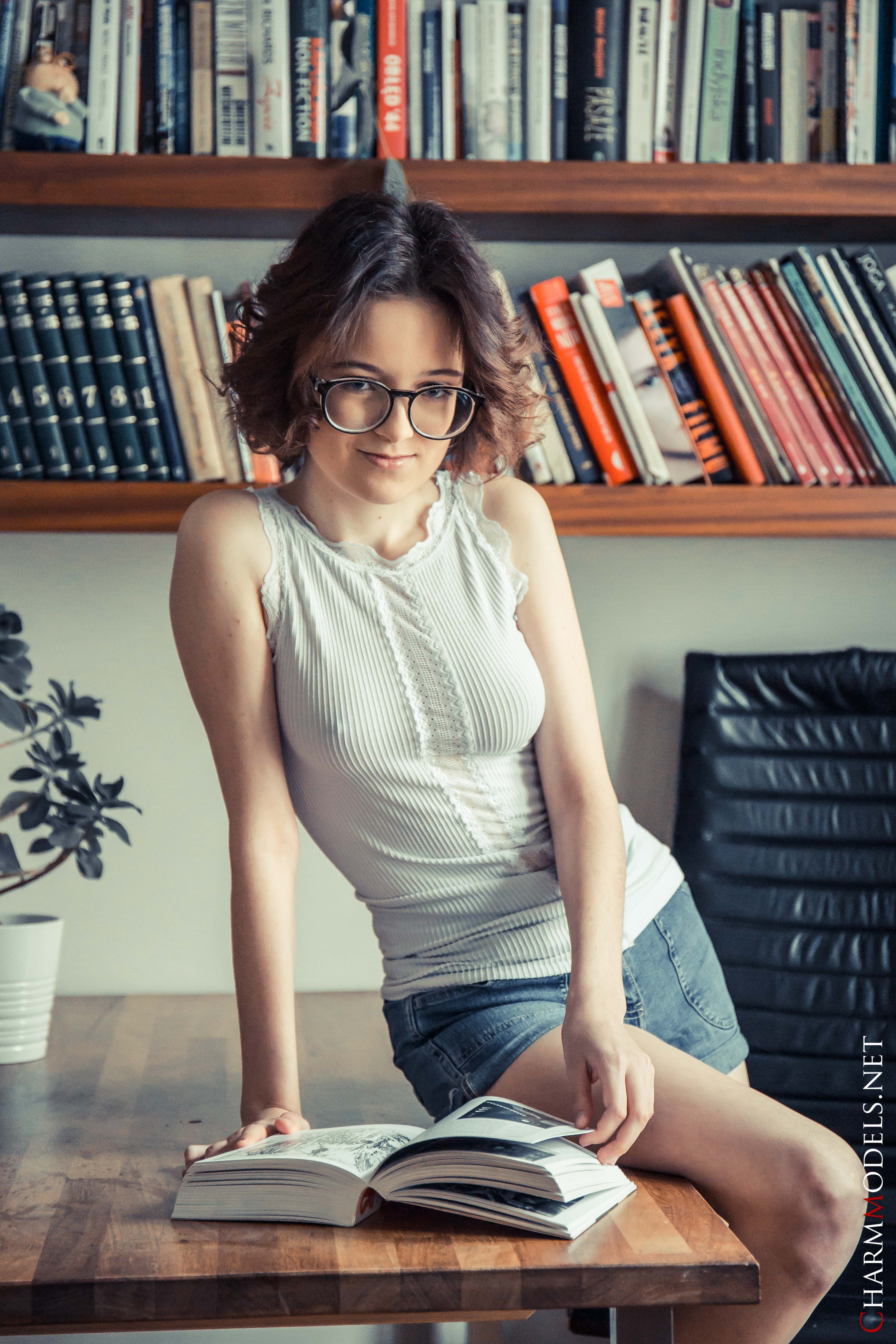 Polyna in Charm Models set Glamour Photograpy